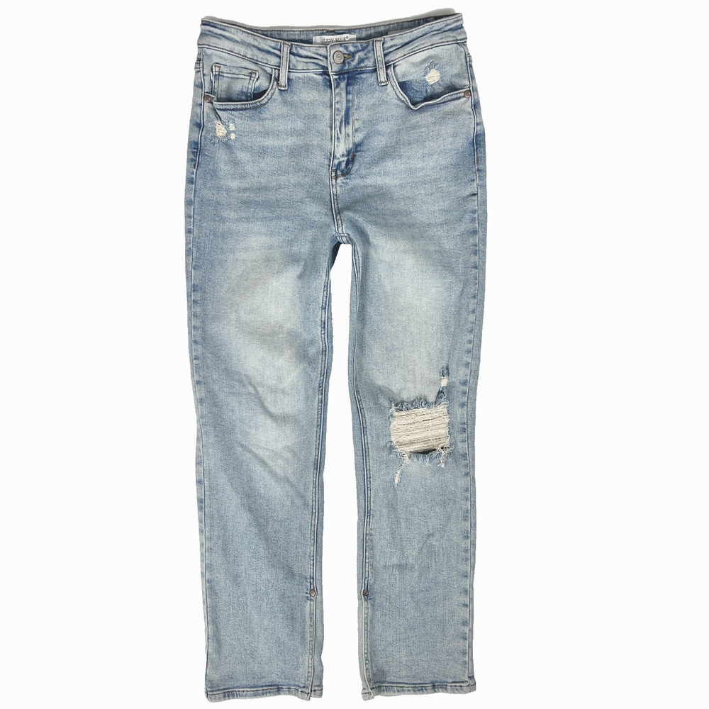 Judy Blue JB88511 Jeans 9 29 Mid-Rise Tummy Control Classic Straight Jeans 90s